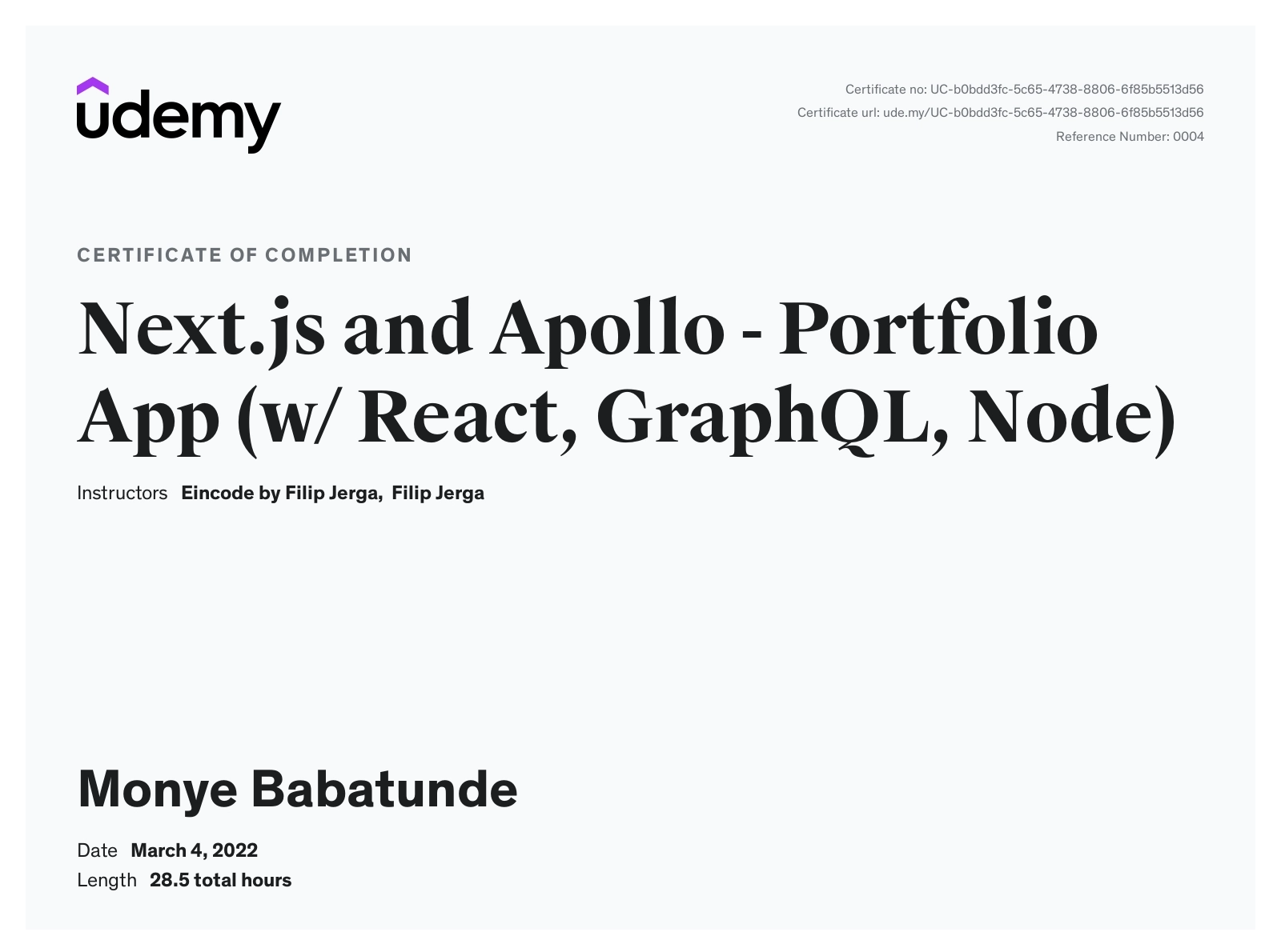 React, Next.js (GraphQL Apollo) 