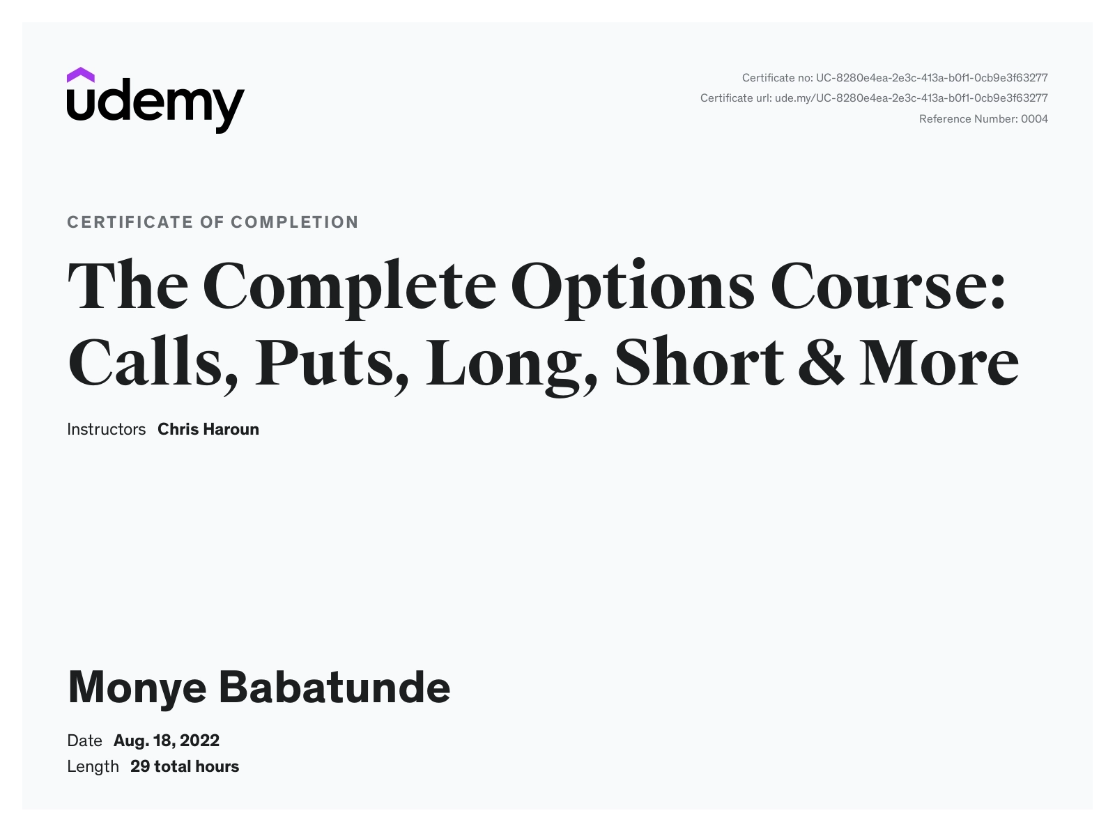  The Complete Options Course