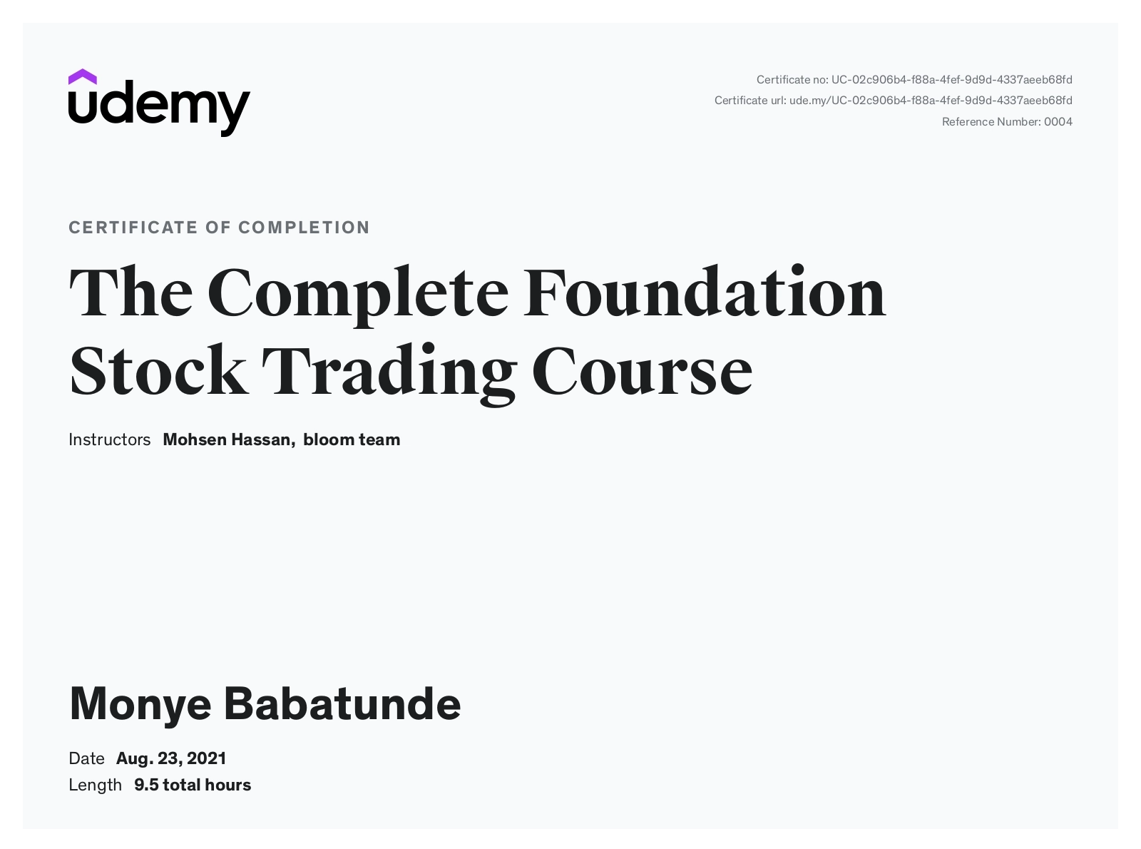 Complete Foundation Stock Trading