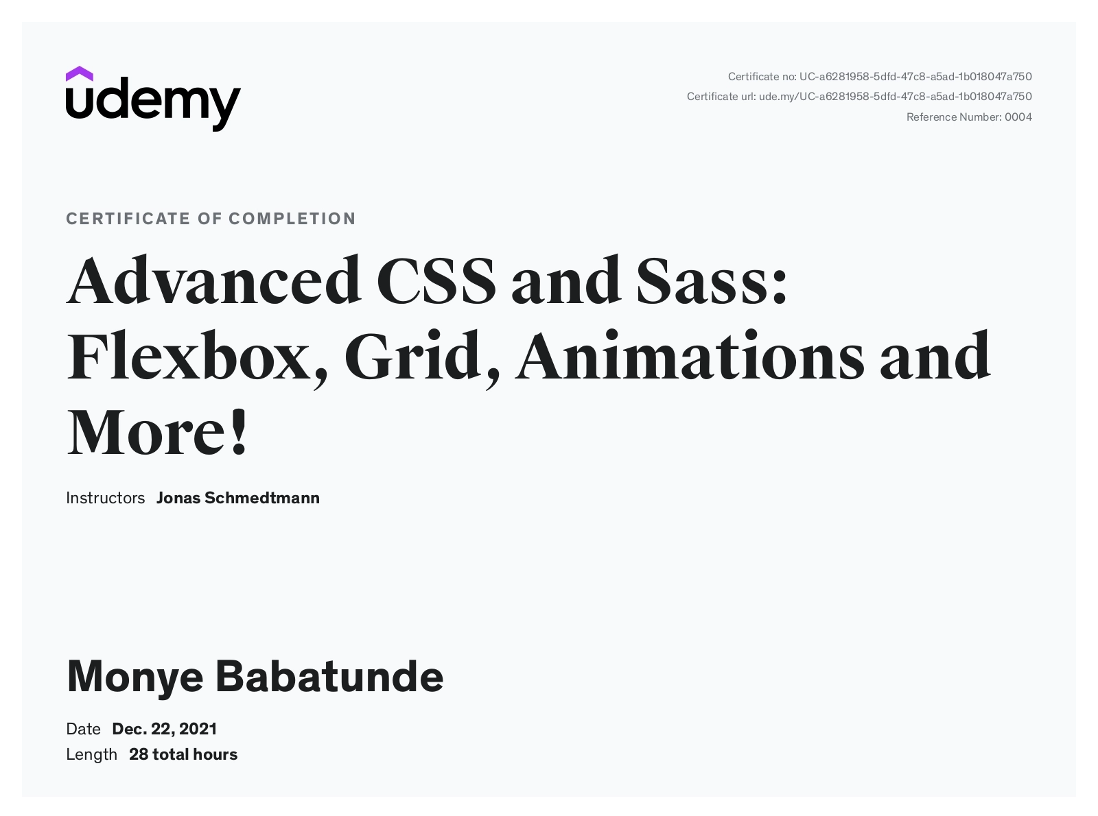  Advanced CSS and Sass: Flexbox, Grid, Animations and More