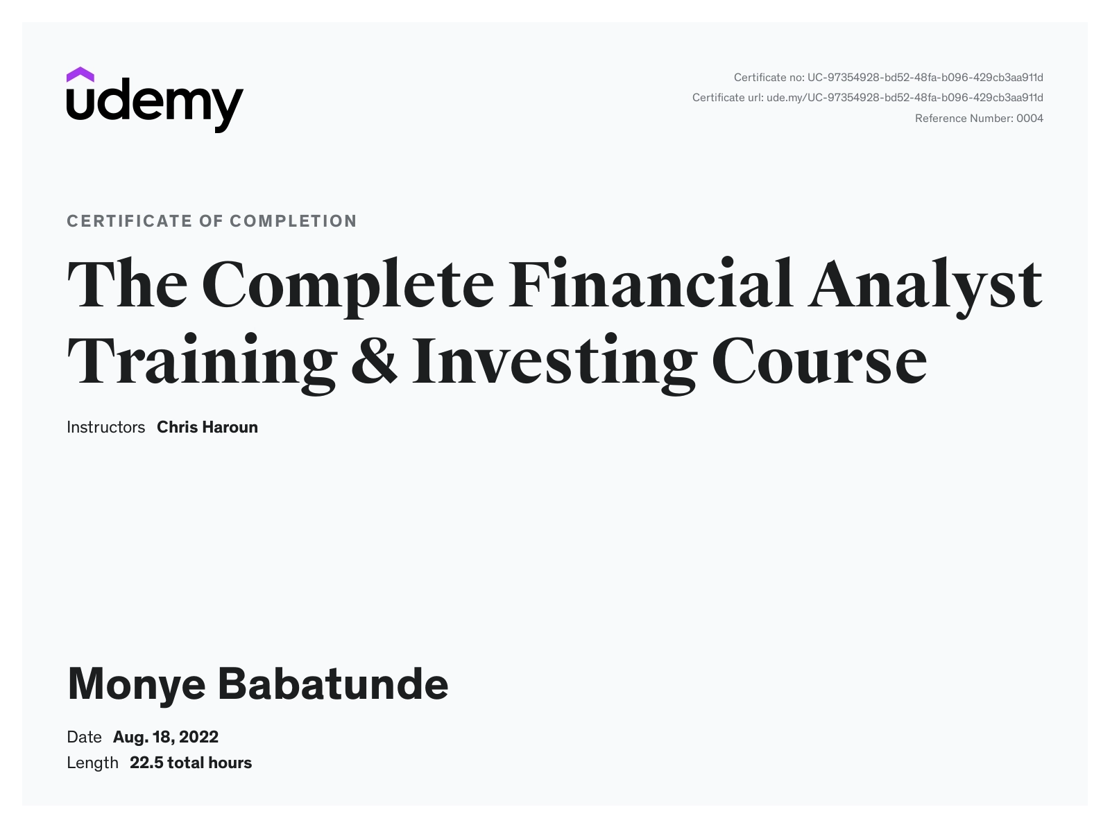 Complete Financial Analyst